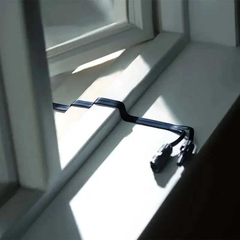 Flachkabel Fensterdurchführung mit MC4 Stecker